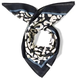 Cecil Bandana aus Baumwolle mit Leo-Muster urban dark blue A