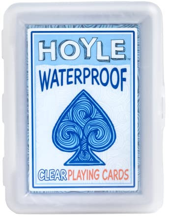 Cartes Bicycle transparentes 100 % plastique