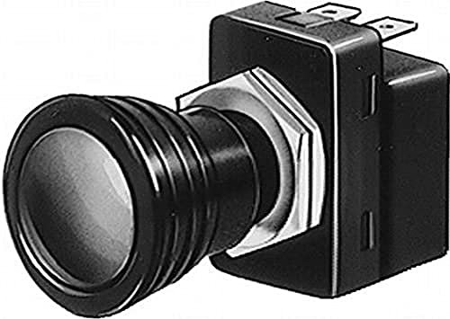 HELLA 6ED 004 778-001 Switch - Pull Switch Control - 12V - Number of connectors: 3 - Bolted - Bore Ã˜: 14,5mm - On/Off Switch - Switch Lighting: Green/Orange/Red - with Bulb