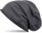styleBREAKER Damen Beanie Mütze mit Strass-Nieten Applikation und Rollrand, warm 04024024, Farbe:Anthrazit