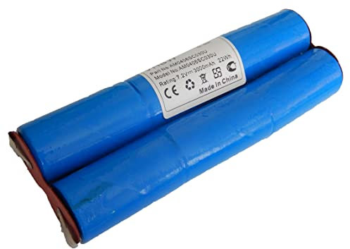 vhbw NiMH Akku 3000mAh kompatibel mit Elektrowerkzeuge Ansmann ASN 15 HD Jägerlampe, ASN 15 HD Plus Halogen-Akku-Handscheinwerfer Ersatz für ASN 15.