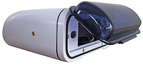Rockville Rmh200w Single Din Marine Radio Waterproof Gimbal Housing, White