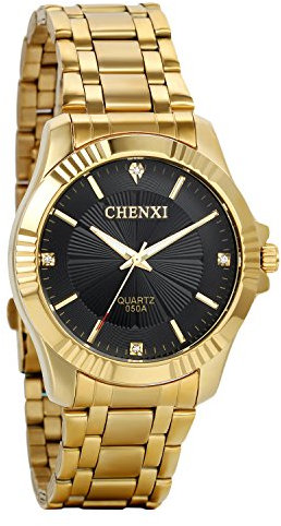 Avaner Herren Armbanduhr Multifunktionsuhr DREI Zeitzonenanzeige mit Edelstahl Analog Quarzwerk wasserdichte Business Uhr für Männer