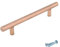 M4TEC Bar Kitchen Cabinet Door Handles – Antique Copper Bedroom Furniture Pull Handle, Kitchen Cupboards Handles, Drawers, and Wardrobe Doors - W5 Series 128mm