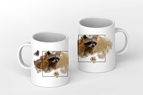 Simpatico effetto orsetto lavatrice: disegno come tazza da 300 ml, in ceramica bianca, meraviglioso come idea regalo o la vostra nuova tazza preferita.