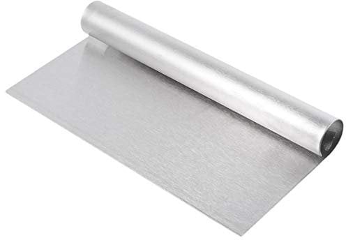 BESTOMZ Teigschneider Teigschaber Edelstahl Teigspachtel Küchenschneider Teigschaberkarte für Backen Teigkuchen Pizza Backwerkzeug(20 X 10 cm)