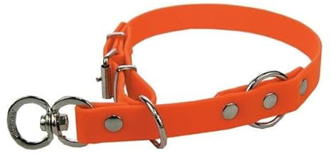 Akah BioThane® Signalhalsung für Jagdhunde (Treibjagd & Drückjagd) Hundehalsband signalorange von oefele.de (35 cm)