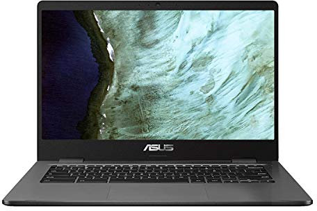 ASUS - Chromebook de 14 pulgadas - Intel Celeron N3350 - Memoria de 4 GB - 32 GB eMMC - Gris