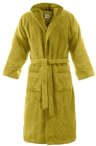 Bassetti Accappatoio con Cappuccio in Cotone Nuovi Colori Uomo Donna Disponibile in Varie Taglie e Colori (W1 Germoglio, M)