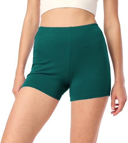 Merry Style Kurze Hose Damen Radlerhose leicht und bequem Hotpants eng Boxershorts aus Baumwolle Sommer Kleidung Damen MS10-392