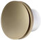 Silent Round Bathroom Extractor Fan 100mm / 4 with Gold Front Cover