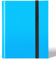Porte Carte à Collectionner, Classeur Cartes 24 Pages Capacité de 432 Cartes,Étanche Jeu de Farde Carte, Sangle Elastique Empêche la Carte de Tomber (Bleu)