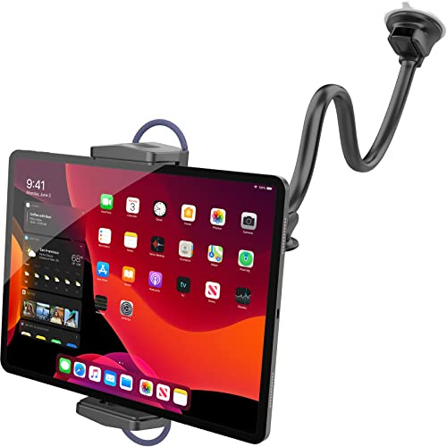 APPS2Car Supporto da auto per tablet aggiornato per iPad Truck Holder Long Arm Extension