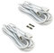 HUABLUE 2pcs/pack 5m LED RGB-Strip 4 pin, LED Verlängerungskabel LED Streifen Verbinder Verlängerung Anschluss Verteiler Kabel für 4 polig RGB 5050 3528 LED Streifen Licht