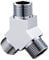 3 Way Shower Arm Diverter Valve Component, G1/2 Diverter Valve, Traditional Metal Shower Arm Brass Diverter T-Adapter Valve 3-Way Tee Connector for Handheld Bidet and Sprayer (Style C)