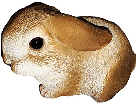 AngiesStrickZauber verkauft : Dekofigur klein/Gartenfigur/Hase/Tierfigur/Garten Deko/Kunststein/Polyresin/frostfest/Ostern/Deko-innen /