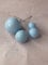 Faux Coloured Polystrene Cake Topper Ball Spheres (Light Blue)