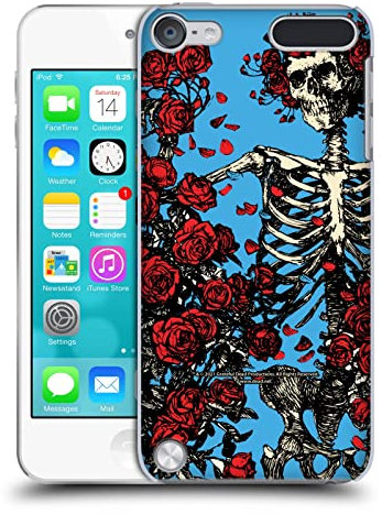 Head Case Designs Offizielle Grateful Dead Bertha Skull Rosen Trends Harte Rueckseiten Handyhülle Hülle Huelle kompatibel mit Apple iPod Touch 5G 5th Gen