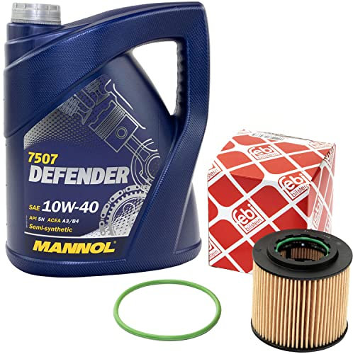 Motoröl Set 10W40 5 Liter + Ölfilter FEBI 23468