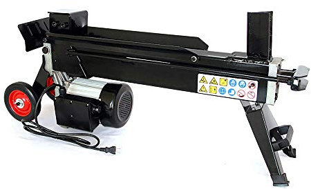 Electric Hydraulic Log Splitter,Horizontal Electric Log Splitter,7.5 Ton Heavy Duty Wood Splitter Log Splitting Machine Wood Timber Cutter,Wood Splitting Stroke 56cm,Cylinder Capacity 3L,220V
