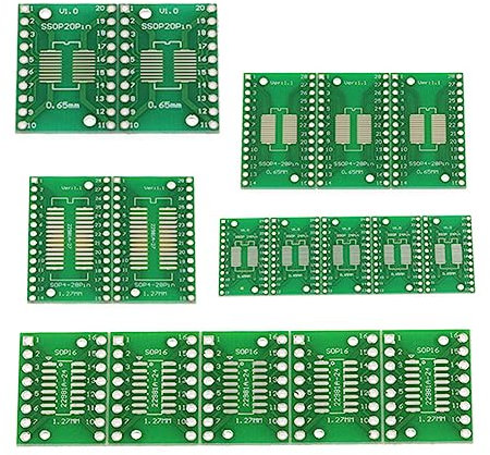 für 35 STÜCKE SOP8-SOP28 auf DIP/SMD zu DIP IC Adapter Buchse PCB Konvertierungsplatine