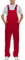 WORK IDEA Salopette da lavoro da uomo, Multi Pocket Technology, Colore: rosso, XL