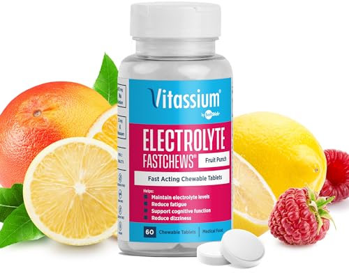 Vitassium FastChews Elettroliti Compresse Masticabili Fruit Punch 60 pezzi