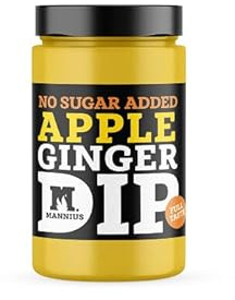 M.MANNIUS Salsa Barbecue, per Burger, per Arrosto alla Mela e Zenzero - Chutney Agrodolce Apple Ginger Dip barbecue sauce, (Made in italy) 250 (1, Mela e Zenzero Senza Zuccheri)