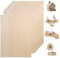 14 láminas de madera contrachapada A4 de 3 mm, 300 x 200 mm, madera para manualidades, madera de tilo, madera contrachapada, placas finas de madera para pintar, pirograbado, corte láser, manualidades,
