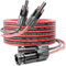 deleyCON 20m PV4 Solarkabel Verlängerung Set 4mm² für Photovoltaik-Anlagen - Verlängerungskabel für Serielle & Parallele Verkabelungen - 1kV AC 1,5kV DC - Wetterfest UV-Beständig IP68 - Rot & Schwarz