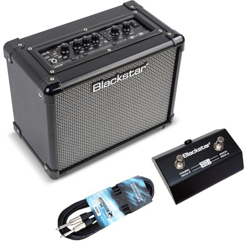 Blackstar ID Core 10 V4 Combo Amplificador de guitarra con interruptor FS-11 y cable jack keepdrum
