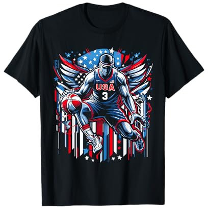 Basketball USA Team Basketball Bekleidung USA T-Shirt
