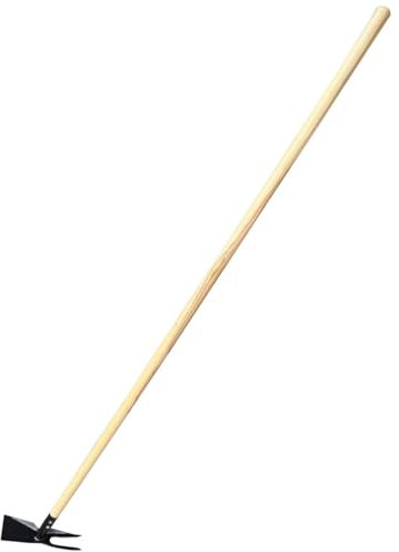 OGROD Serfouette panne et fourche 2 dents en acier manche long en bois de frêne FSC