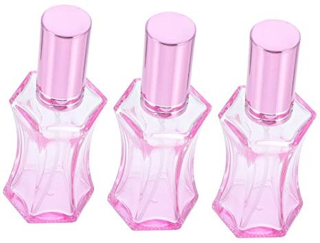 Amosfun 3pcs Glass Spray Bottles Mist Bottles for Perfume Essential Oils Aftershave Storage