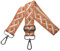 Taschengurte zum Wechseln Schultergurt für Tasche, Verstellbar Taschengurt Breit 3.8cm mit Silber Karabiner Schulterriemen Taschenband Umhängegurt Tragegurt für Handtaschen, Orange, R18