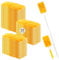Loveco 52 Stück Kompatibel für Swiffer Staubmagnet Nachfüllpack, Einweg Staubwedel für Swiffer Duster Nachfüllung für Tierhaare, Staub, Schmutz (50 Gelb Tücher + 1 Teleskopgriff + 1 Handgriff)