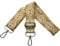Verstellbarer Schultergurt für Taschen Taschengurte zum Wechseln, Umhängegurt für Taschen, Schulterriemen 3.8cm Breite mit Silber Karabiner Taschenband für Damen Handtaschen, Gelb, M9