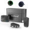 ZealSound Mini Micrófono Inalámbrico(2TX+3RX), micrófono de Solapa para *Phone *Pad cámara DSLR PC, 48 kHz/24 bits con cancelación de Ruido Activa, 300 m, 40 Horas, Hi-Fi Audio, micrófono para Vlog