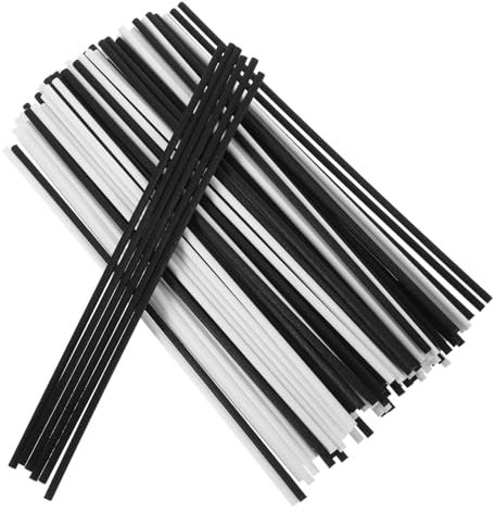 BESTYASH 100stücke Diffuser Sticks Für Ätherische Öle ø Lang Holzmaterial Für Raumdiffusoren Badezimmer Schlafzimmer Und Büro Hohe Öl-Absorption Langlebig Für Duftöle