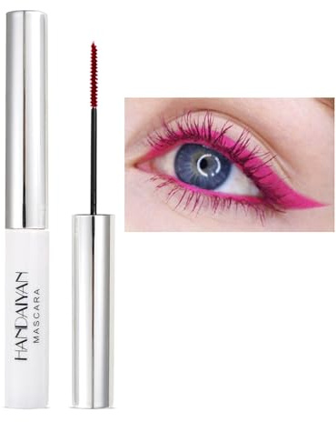 3D Wimperntusche Wasserfeste Volumen Mascara - Extra Schlank & 360° Flexibler Bürstenkopf, Langlebige Volumizing Curling Verlängerung Mascara Make-Up für Weihnachten, Halloween, Partys, Hochzeiten-01