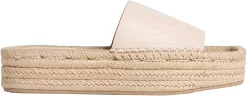 Calvin Klein Damen Flatf Espa Mule LTH Mg Hw0hw03027 Flache Espadrilles