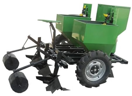 EGUIAS Seeding tool Seeds Dispenser Mini Potato Planter Seeder Machine 2 Rows Seeds Dispenser
