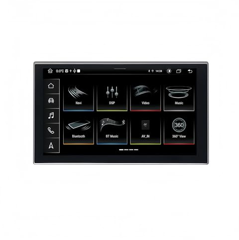 CarPlay Lecteur DVD de Voiture pour A6 C7 A7 (2012-2018) avec écran 9 Pouces, système Android 13 et 8 cœurs(2016-2018,4+64g)
