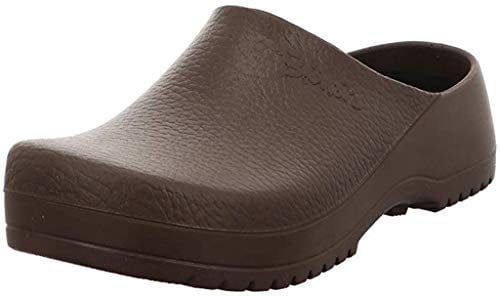 Größe 36 Birkenstock PU-Clogs Braun Super Birki Obermaterial Polyurethan Futter Polyurethan Fussbett Kork/Textil rutschhemmende Laufsohle aus Polyurethan Fußbett bei 30°C und Schuh bei 80°C waschbar 68061