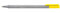 STAEDTLER 334-1 Triplus Fineliner (Dreikant, Superfeine, Metallgefasste Spitze, Linienbreite ca. 0,3 mm, 10 Stück) gelb