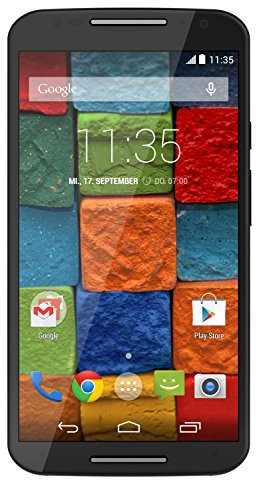 Motorola Moto X 2e Generation Smartphone débloqué 5.2 pouces 16 Go Android OS, v4.4.4 (KitKat) Noir