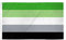 AZ FLAG - Drapeau Aromantisme - 150x90 cm - Drapeau Lgbt - Amorantique 100% Polyester Avec Oeillets Métalliques Intégrés - Pavillon 110 g