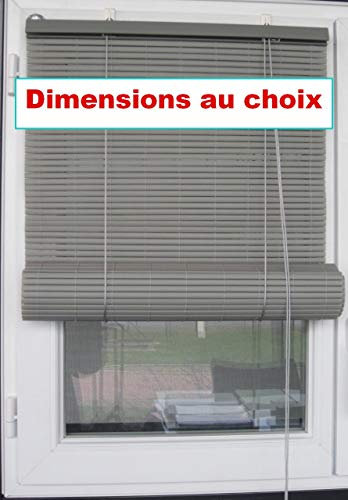 MadeInNature® Tienda de ventanas de PVC, la selección de colores, tamaños 5, en interiores y exteriores ® (gris Ancho 150 cm 180 cm de longitud)