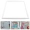 Quadratische Stickrahmen, Kunststoff Cross Stitch Hoop Nähen Hoop Stickerei Snap Frame Hoop für Stickerei Cross Stitch Quilting Needlepoint Tool(43.1×43.1cm)