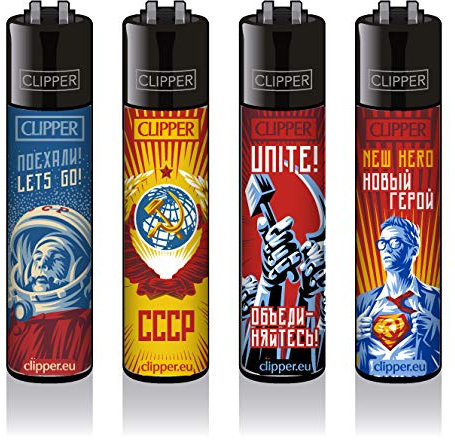 Clipper® Feuerzeuge - Soviet #2-4er Set